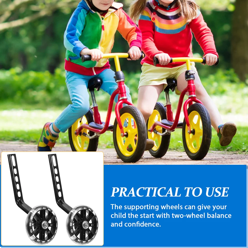 

Children Bicycle Training Wheels Wear resistant Replaceable Stabilizers Kids Bike Accessories Easy Installation Balance