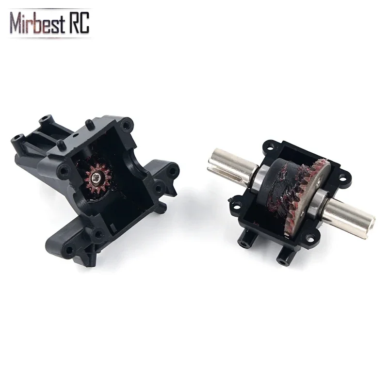 Metal differential gear front rear wave box Hydraulic Transmission Box RC car accessories For WLtoys 12428 12423 Upgrade parts