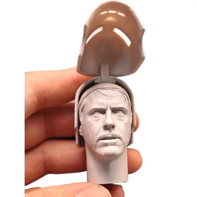 Precision Model 12 Inch Modified Parts, 1/6 Die Cast Resin (including Mask), Uncolored Modified Parts, DIY Model Props