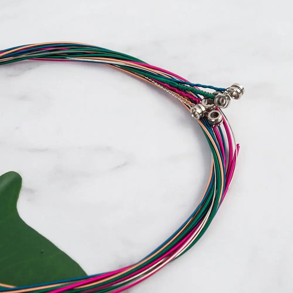 Brand New Rainbow Light Steel Material E-A Musical Instrument Parts Acoustic Guitar Strings