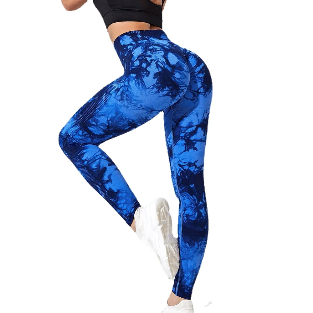 

Seamless Tie Dye Leggings Women For Fitness Yoga Pants Push Up Workout Sports Legging High Waist Tights Gym Ladies Clothing