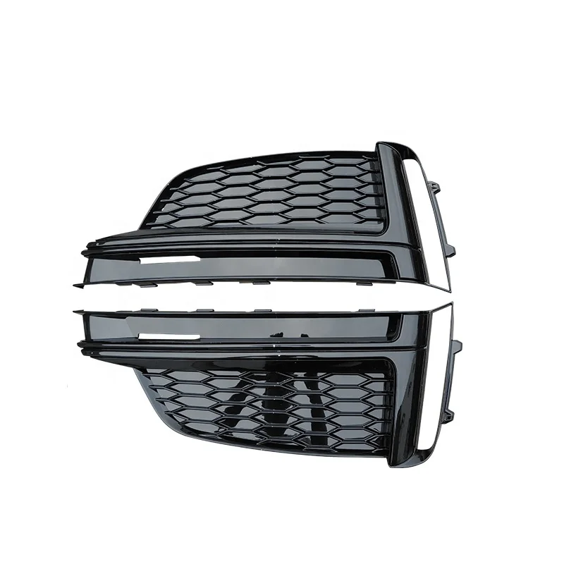 Fog Light Frame Cover For A Udi A5 S5 FOGLAMP COVER Black 2017-2019