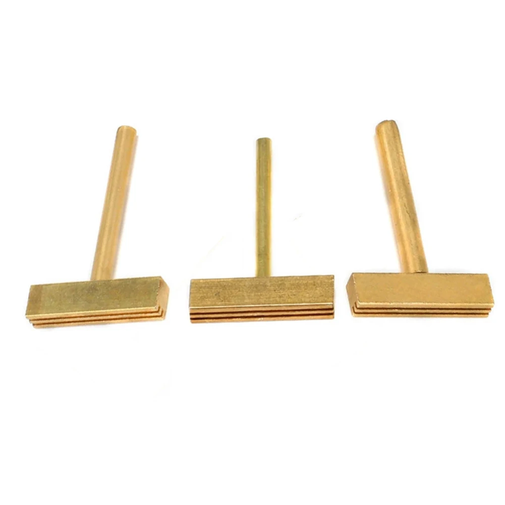 

4Pcs/lot T-Soldering Iron Tips T-head Hot Press Strip Solder Tip T Tip T-Tip Head 30W 40W 60W For Pixel Repair