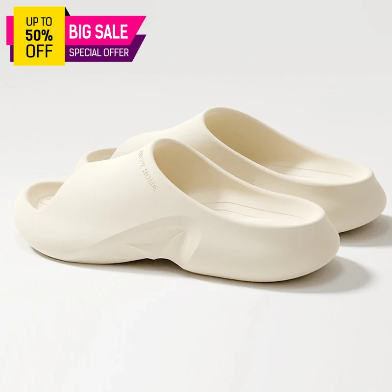 

Женские летние новые модные шлепанцы на толстой подошве, уличные нескользящие пляжные туфли, мягкие сандалии из ЭВА, повседневные платформенные шлепанцы