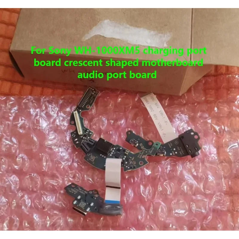 

Original replacement For Sony WH-1000XM5 charging port board crescent shaped motherboard audio portboard WH-1000XM5 repair parts