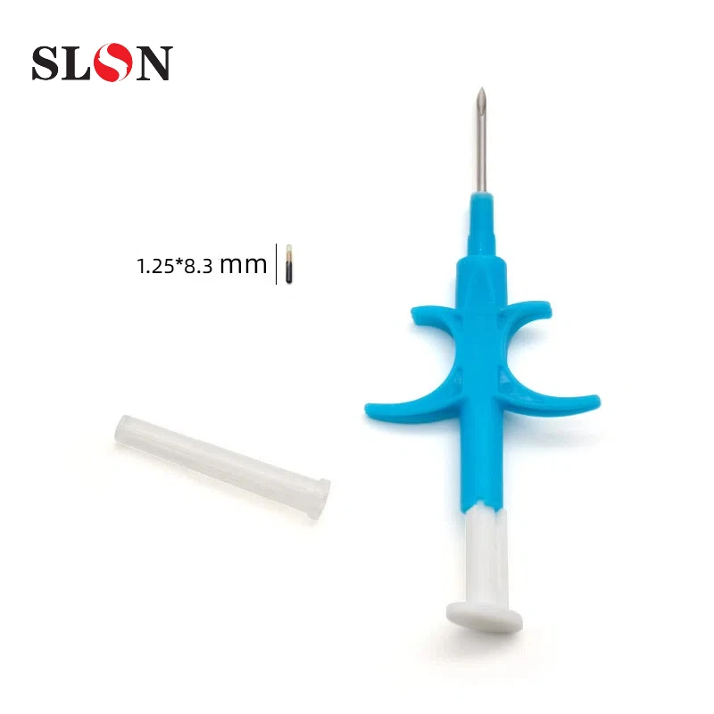 1.25x8.3mm134.2kHz FDX-B Universal Animal Microchip-ISO 11784/11785 Implantable ID Chip for Animal- Global Tracking and Recovery