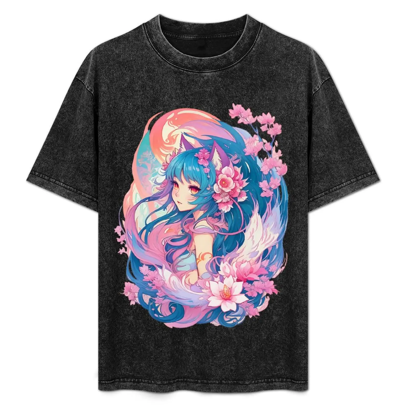 

Kitsune Cherry Blossom T-Shirt croswit shirt man luxury t-shirt custom t-shirts luxury designer mens clothes