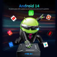 Android 14 Smart TV Box 1000M 4K Media Player Amlogic S905X5M Set Top Box 2.4G 5G Dual WIFI Android TV Box EU/US/UK