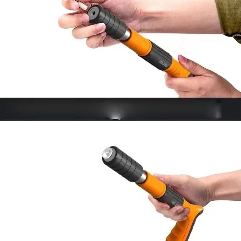 

1pc Ceiling Artifact Mini Nail Gun Small Gun Nail Gun Fastener Water And Electricity Installation Concrete Fixed Groove