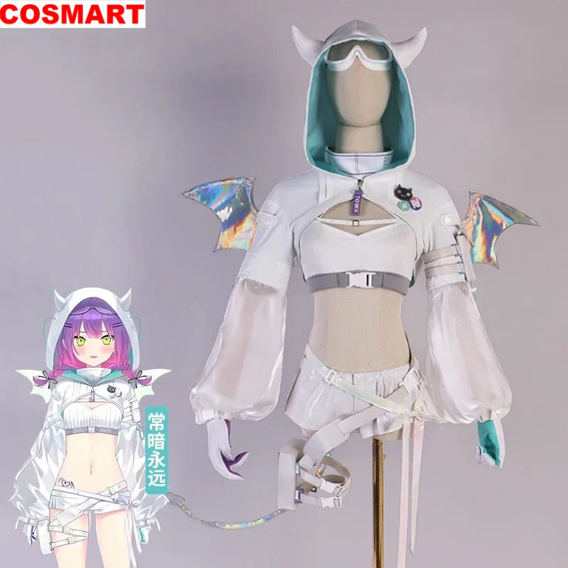 

COSMART Vtuber Hololive Tokoyami Towa Game Suit Sexy Lovely Uniform Cosplay Costume Halloween Party Role Play Outfit Women