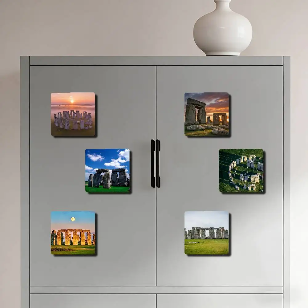 Stonehenge Refrigerator Magnets Cute Cartoon Magnetic Personality Decorations Creative Gifts