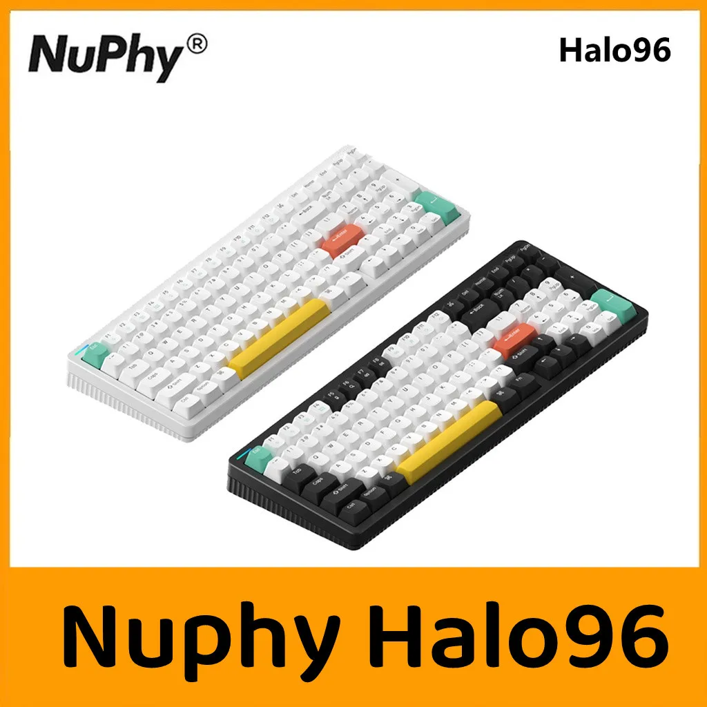 Nuphy Halo96 Bluetooth Wireless Hot-Swappable 96% Mechanical Keyboard Compatible with Win/Mac/iPad