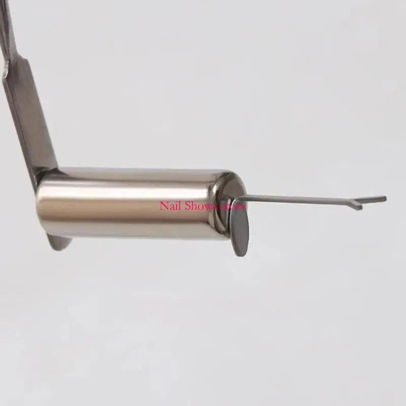 E0BC Set 5 magneti per unghie Eye con set filo ferro flessibile per creare forme cuore sulle unghie Accessori da