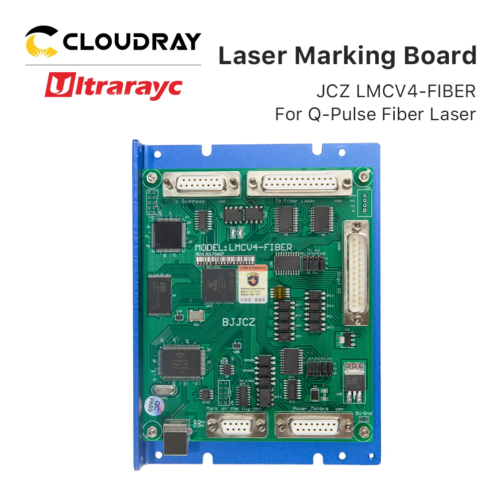 BJJCZ EZCAD2 Laser Marking Machine Controller Card With DB15/DB25/DB9 Interface for Q-pluse MOPA SPI Fiber Laser Source