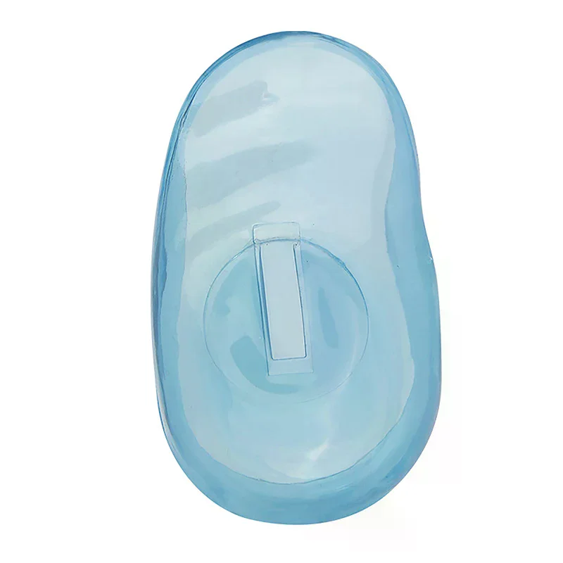 2Pcs Reusable Hairdressing Ear Cover Waterproof Ear Protector Hair Dyeing Earmuffs Silicone Bath Barber Coloring Ear Protect Cap