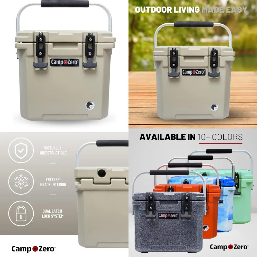 

Портативный жесткий сундук-холодильник емкостью 12,6 литра — идеально подходит для напитков, обедов, пляжей, пикников, катания на лодках, кемпинга и путешествий.