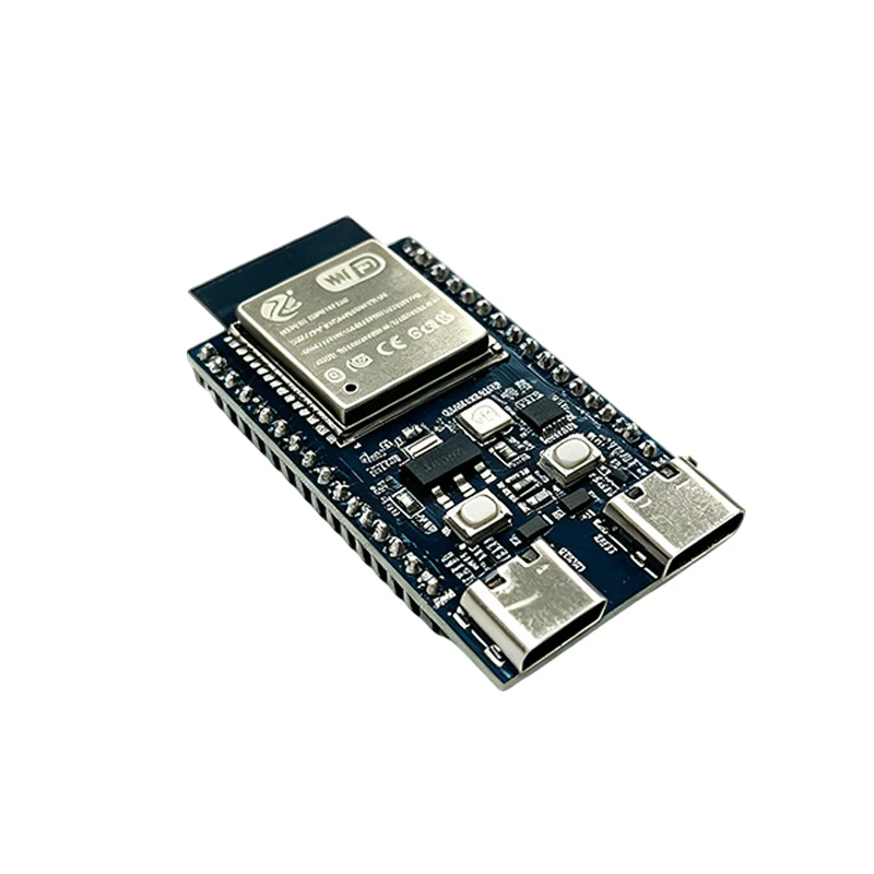 Płytka rozwojowa ESP32-C5-N4, niezmontowana, z listwą pinową, podwójnym portem Type-C, dwuzakresowym WiFi 2.4GHz i 5GHz oraz modułem Bluetooth ESP32C5 DevKit — zdjęcie produktu 6
