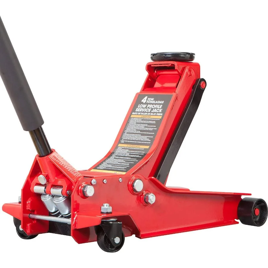 

AT84007R Torin Hydraulic Low Profile Service/Floor Jack with Dual Piston Quick Lift Pump, 4 Ton (8,000 lb) Capacity, Red
