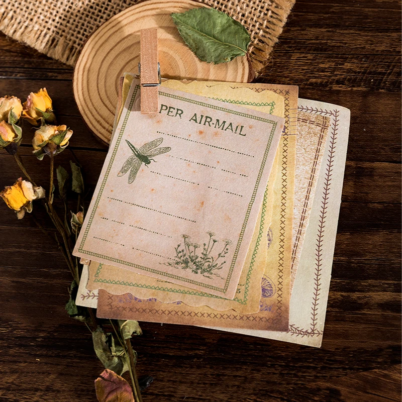 Journamm 30 sztuk/paczka styl Vintage papier typu kraft DIY materiały Scrapbooking Decor śmieci Journal szkoła znakowanie piśmienne notes