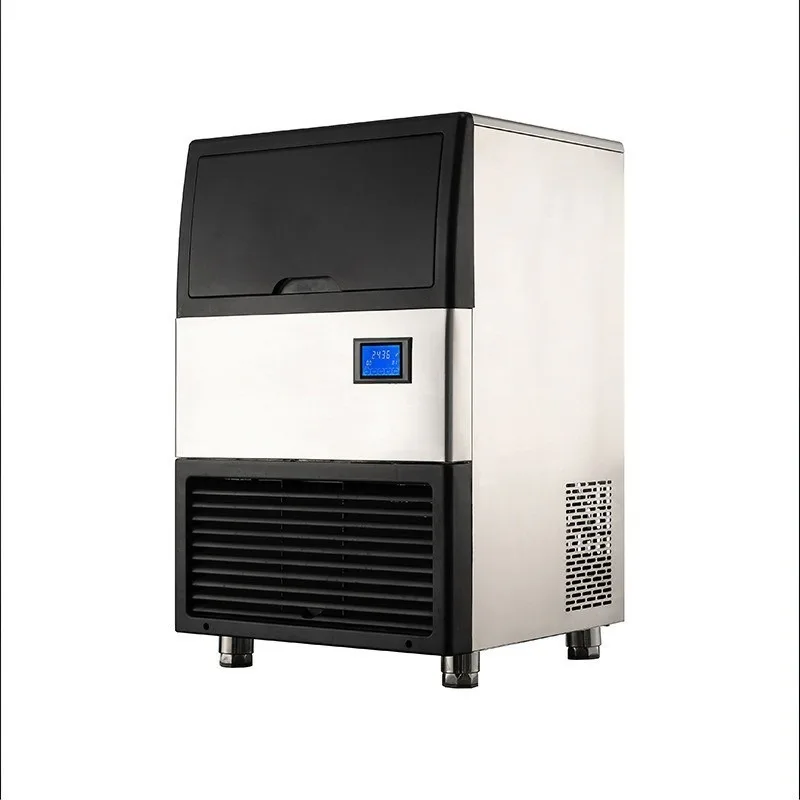 Commercial small 45kg mini cylindrical ice machine hot pot shop coffee milk tea shop