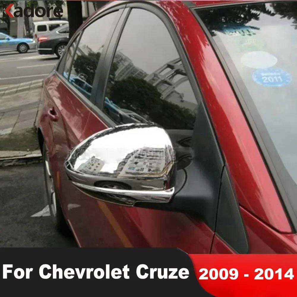 

For Chevrolet Cruze 2009 2010 2011 2012 2013 2014 Chrome Car Rearview Mirror Cover Trim Side Wing Mirror Cap Overlay Accessories