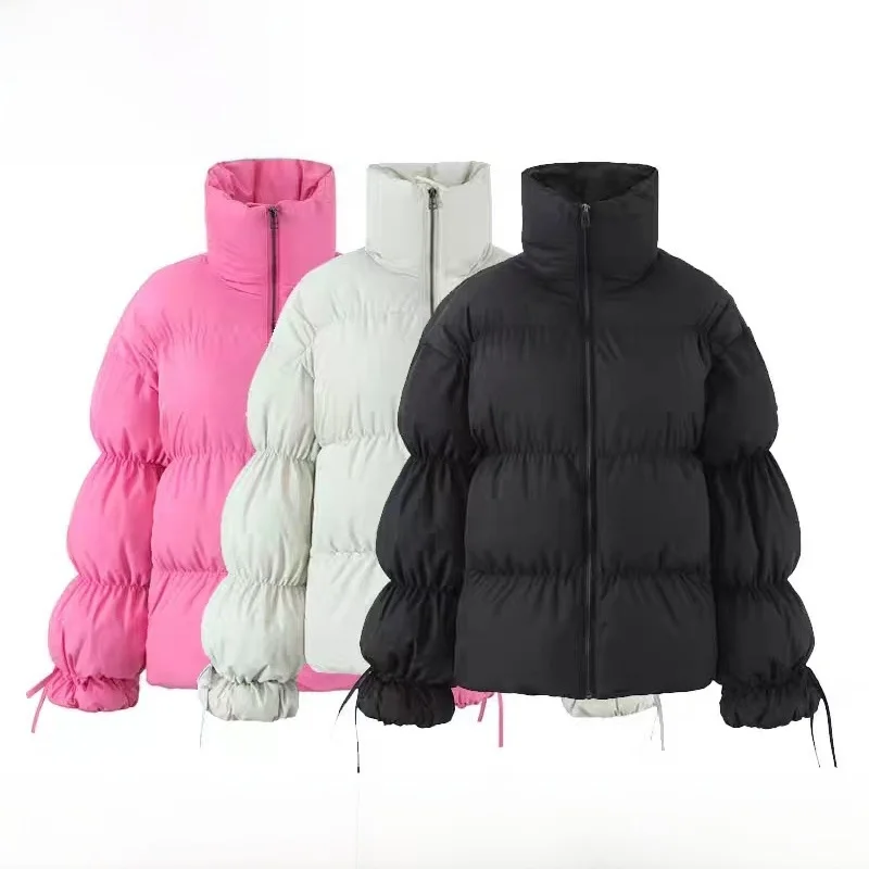 

Новая женская модная свободная удобная повседневная хлопковая куртка EVEA с длинными рукавами, на молнии, дышащая, цветная