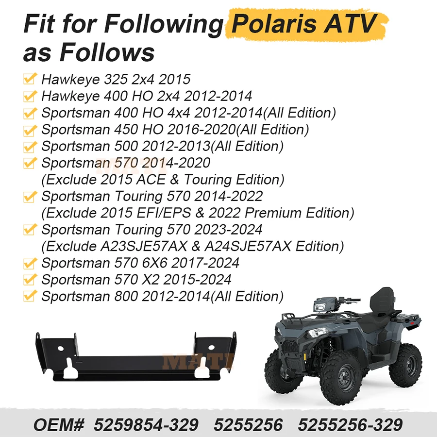 عالية الجودة الرف الأمامي محور قوس 5259854-329 ل بولاريس هوك رياضي 325 400 450 500 570 800 2012-2025