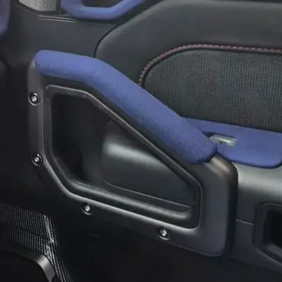 

For JETOUR Traveler T2 2023 2024 2025 Super Suede Overlay Interior Car Door Handrail Decorative Panel Door Armrest Trim Strip