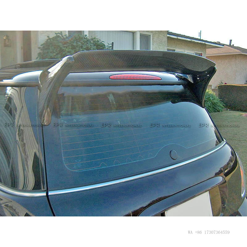 

Hot for Mini R50 CooperS R53 modification parts AQR carbon fiber top wing spoiler rear spoiler installation