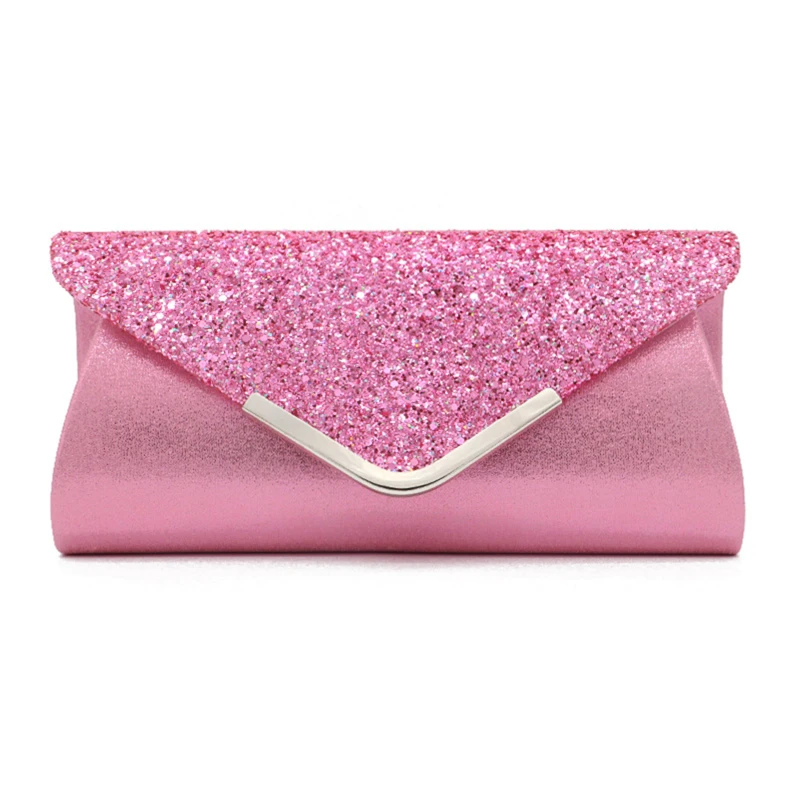 Women Evening Bags Sequins Clutch Party Dinner Bag Lady Dress Shoulder Mobile Phone Purse Fashion Portable Handbags