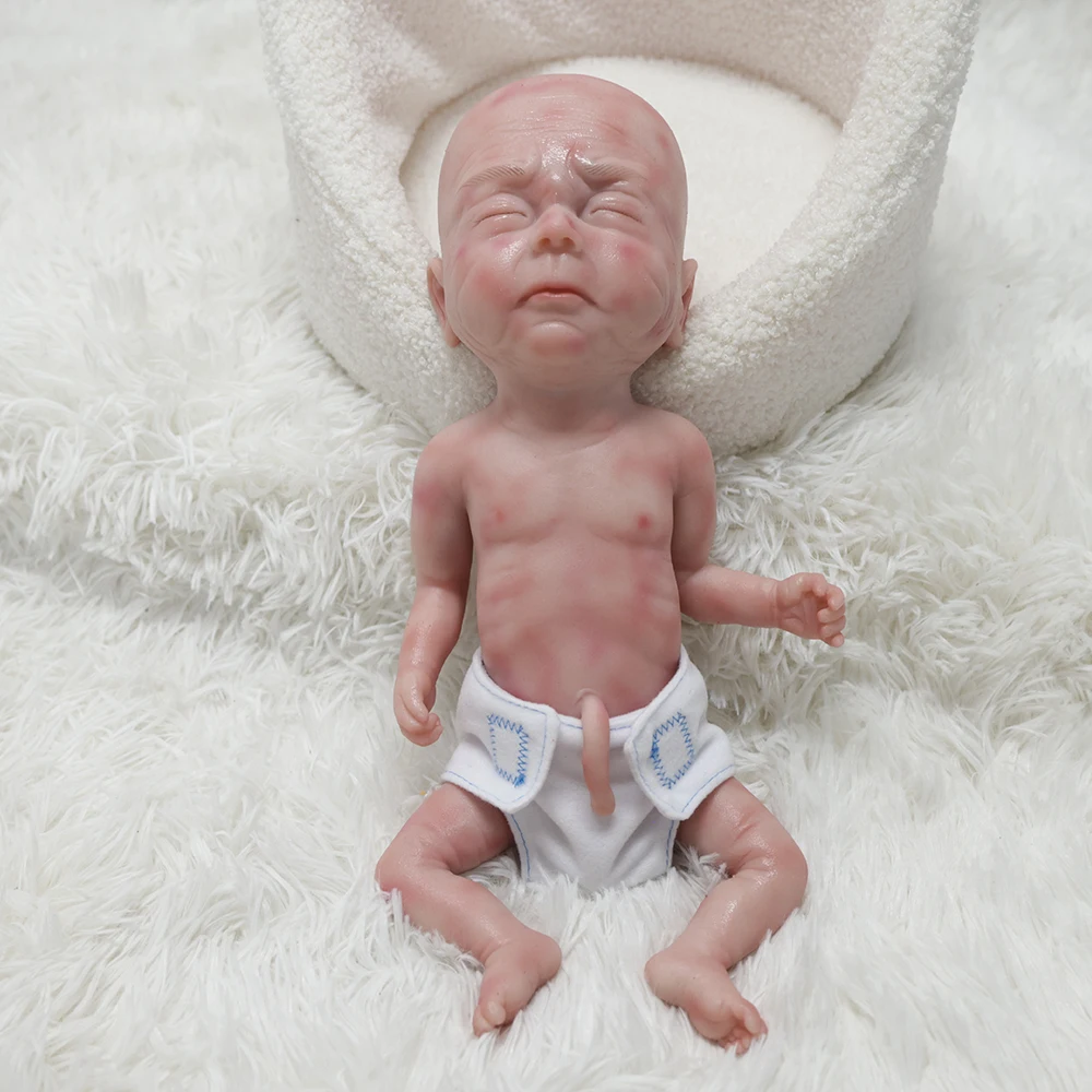 COSDOLL 16 pulgadas 1650g 100% muñecas Reborn de silicona de cuerpo completo muñecas realistas para bebés recién nacidos niños muñeca suave DIY Kit de juguetes para niños en blanco