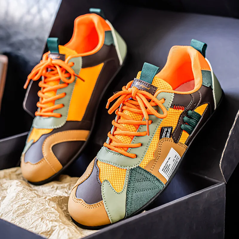 

Four Seasons Large-Sized Men's Simple, Lightweight, Comfortable Leisure Sports Shoes - Trendy, Versatile, Durable High-Quality B