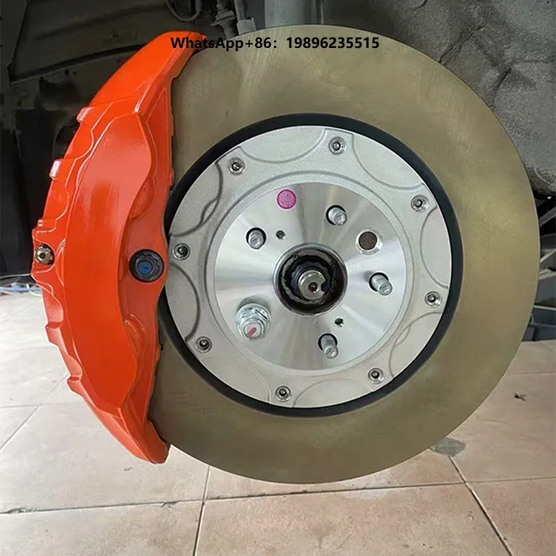 OEM Fit High Performance 6 Piston Brake Kit with 400mm One Piece Disc Direct Install for Original Wheels Without Spacers