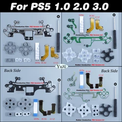 1Pc Conductive Film Flex Cable Silicone Rubber Pad For PS5 BDM-010/020/030 Replacement Parts