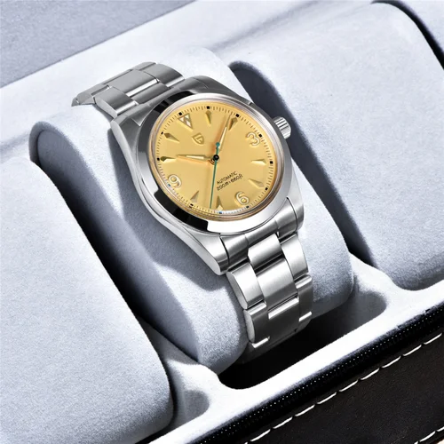 Imagen 2 del producto PAGANI DESIGN-Reloj de pulsera mecánico automático para hombre, deportivo, japonés, NH35A, acero inoxidable, Simple, resistente al agua, 2024 M, nuevo, 200