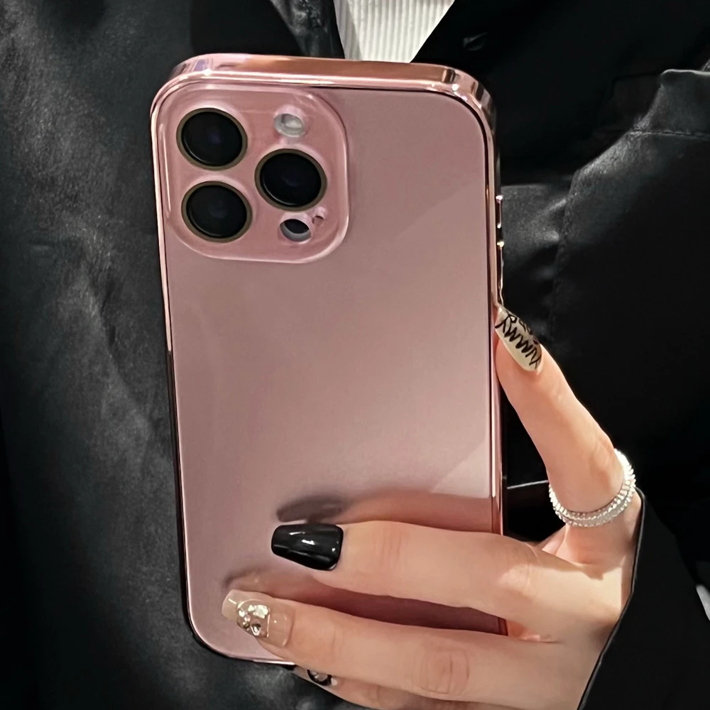 Luxuriöse, glänzende Handyhülle aus Glas für iPhone 18, 17, 15, 16 Pro Max, 14, 13, 12, 11 mit Kameraschutz, stoßfestem Rahmen und harter Schutzhülle. – Detail 8