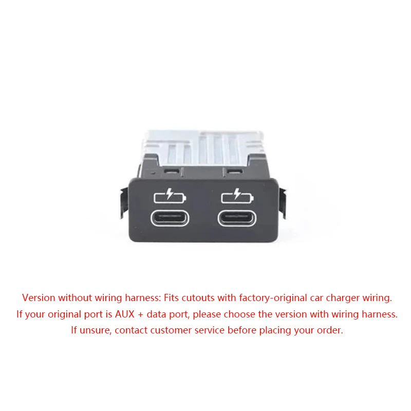 1 Stück Dual PD3.0 USB-C Autoladegerät 45W Schnellladeadapter Steckdosenersatz Telefonladegerät für BMW 3/5/7 Serie X1 X3 X5 – Detail 9