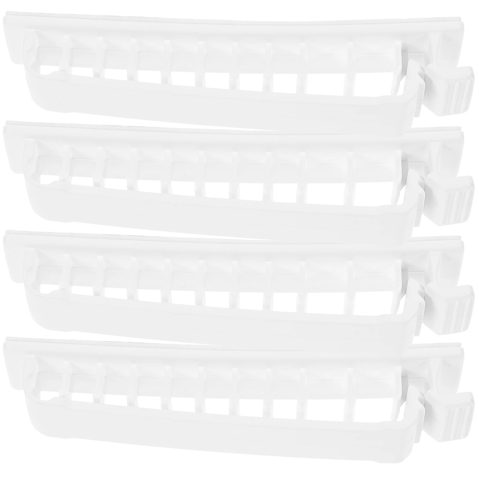 

4pcs Management Clips Desktop Cord Organizer Adhesive Wire Clips For Usb Cable Electric Wire Clamps Plastic Cable Clamps