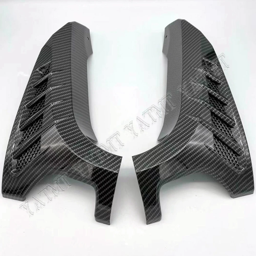 1Pair Carbon Fiber Printed ABS Front Turn Light Signal Trim Cover For YAMAHA NMAX155 2020