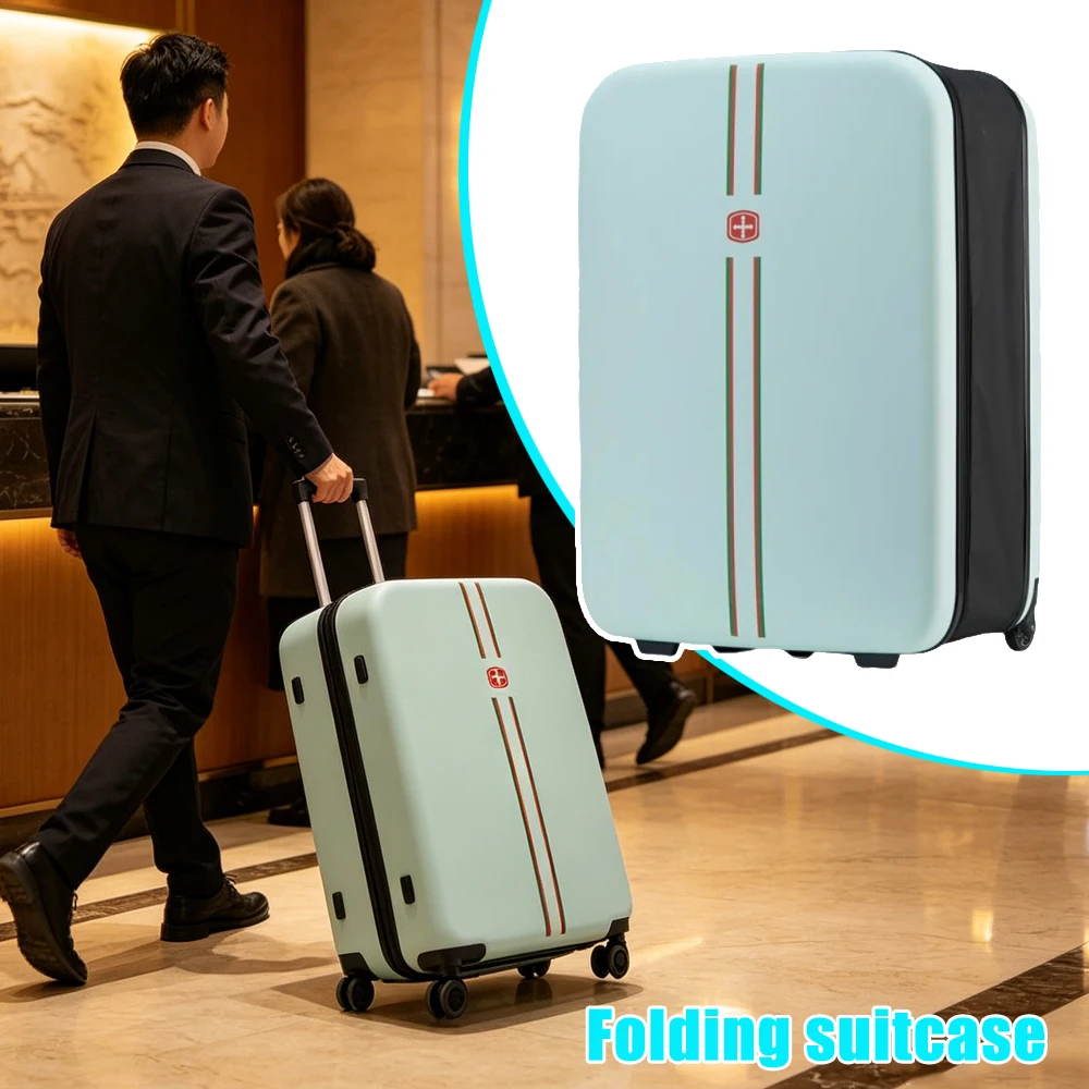 

Складной чемодан на колесиках 20 дюймов, стильный дорожный чемодан для мужчин и женщин, 24 дюйма, дорожный багаж