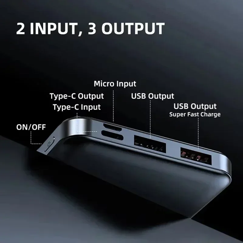 باور بانك Xiaomi 120 وات 50000 مللي أمبير في الساعة محمول سريع الشحن وبطارية خارجية باور بانك عالي السعة لهاتف آيفون وسامسونج