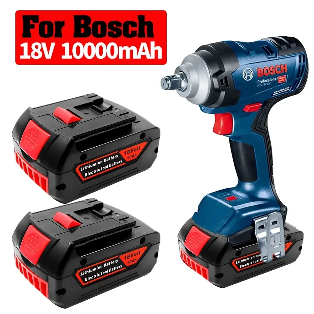 

100% Original For Bosch BAT609 BAT610 BAT618 BAT619 18V 6.0/8.0/10Ah Rechargeable Lithium Ion Battery Power tool Backup