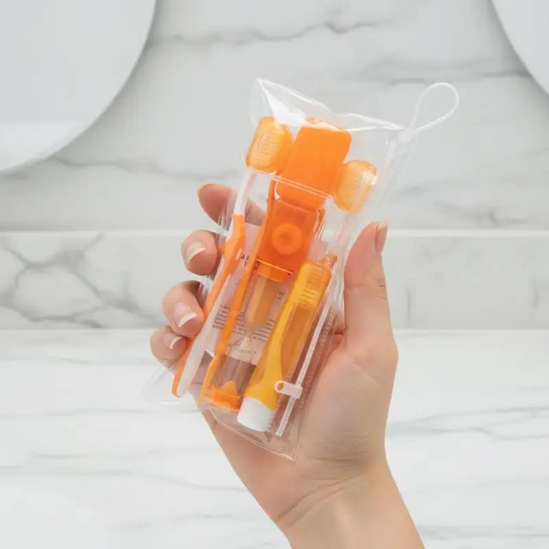 Oral Care Kit Travel Portable Teether Cleaning Set Special for Patients with Dental Braces