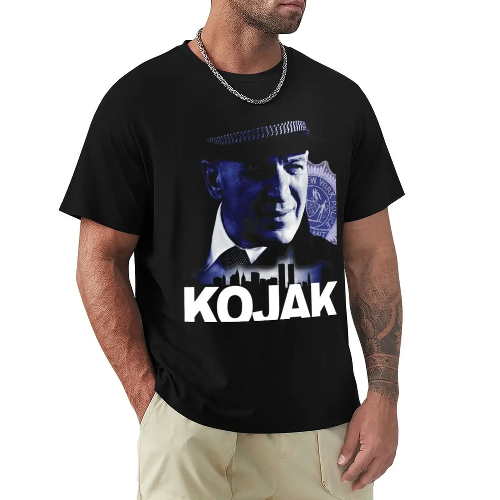 Kojak T-Shirt sweat Aesthetic clothing black t shirts for men