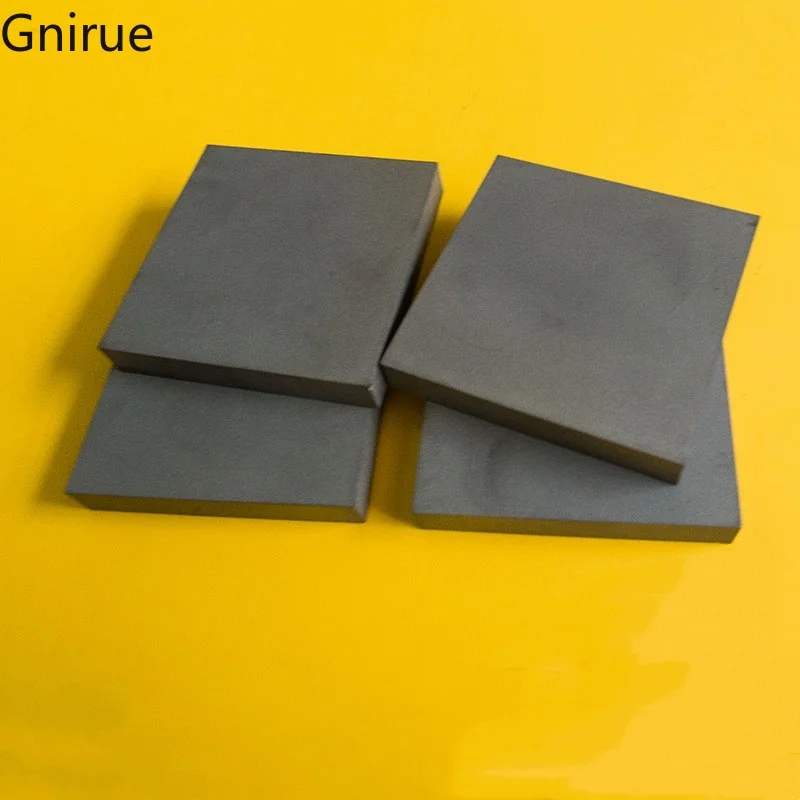 Gnirue 50mmx50mm B4C Boron Carbide Plate/sheet/block  High Temperature Resistant/Wear-resistant Material