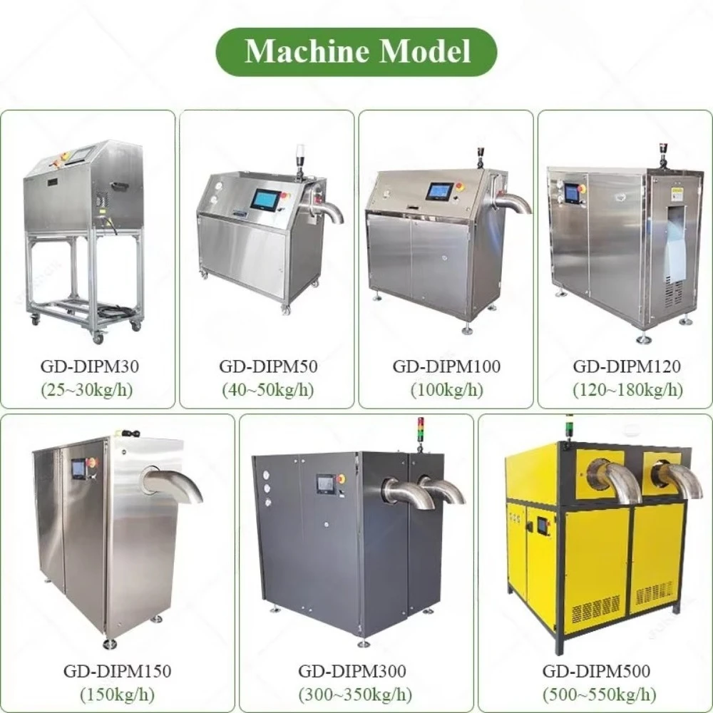 Fabrica De Hielo Seco Particle Granulated Granulator Maquina Small Dry Ice Block Blasting Maker Make Machine