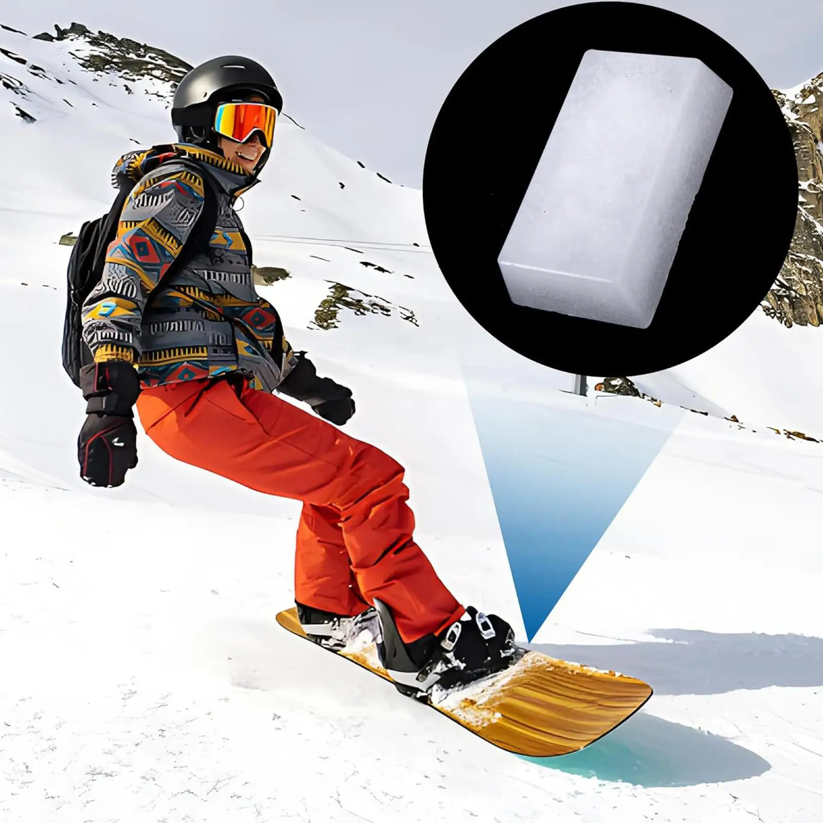 Cera da sci Liscia Equitazione Skate Accessori per la cura Snowboard Racing Cera per uomini Donne Ragazzi Ragazze Giovani Adolescenti Atleti Figlia Famiglia