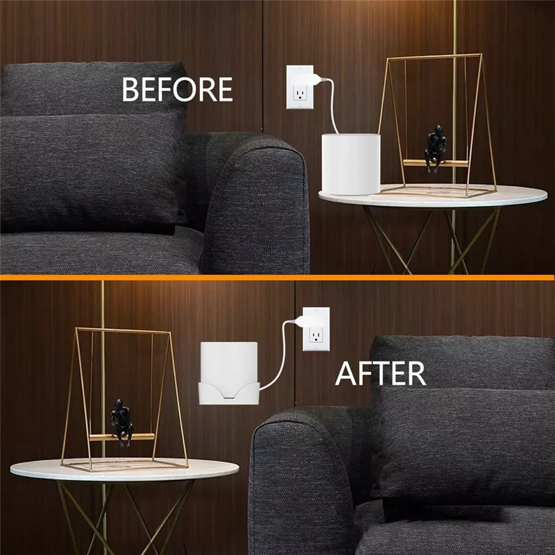 ELEC-حامل على الحائط لـ TP-Link Deco X20 X60 X50 X55 Wifi 6 دعامة تثبيت على الحائط مع منظم الكابلات نظام واي فاي شبكي منزلي