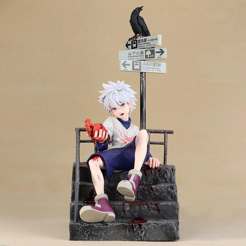 

Hunter x Hunter Killua Zoldyck PVC Action Figure Anime Figure Killua GK Statue Model Toys Collection Doll Gifts