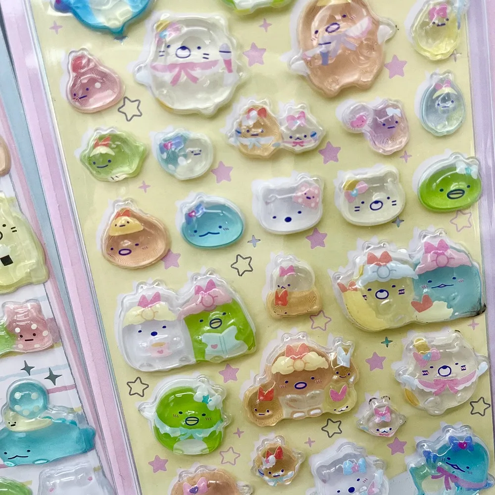 sumikkogurashi すみっコぐらし Stickers Cartoon Creative Peripheral Phone Case Transparent Sticker Friend Birthday Gift